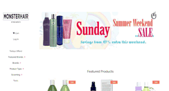 Desktop Screenshot of monsterhair.com
