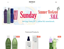 Tablet Screenshot of monsterhair.com